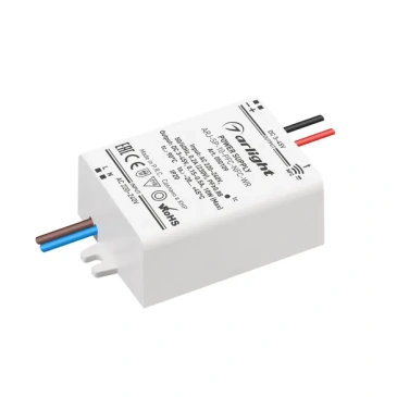 блок питания токовый (AC-DC)   150-500mA  10W 050109 ARJ-SP-10-PFC-NFC-WR пластик