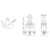 Тумблер KN-112 ON-(ON)