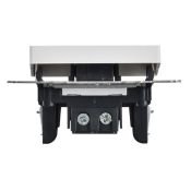 Выключатель встраиваемый одноклавишный IEK BRITE BR-V10-0-10-K91 ВС10-1-0-БрАБ арктический белый