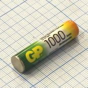 элемент питания аккумулятор ААА 1000mAh R-03 GP элемент питания аккумулятор ААА 1000mAh R-03 GP