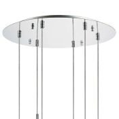 Подвесной светильник без лампы Lightstar 815260 BARI 6х40W G9 шар хром/прозрачный