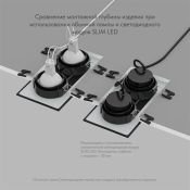 Встраиваемый светильник без лампы DENKIRS PORT DK3112-BK 2xGU5.3 черный прямоугольный IP65