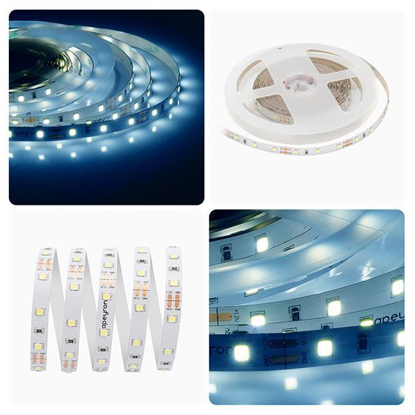 Светодиодная лента Белый 3528 12V  4.8W/m 60Led/метр 206BL Стандарт 8мм 3м блистер Светодиодная лента Белый 3528 12V  4.8W/m 60Led/метр 206BL Стандарт 8мм 3м блистер