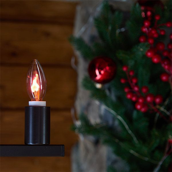 лампа декоративная накаливания свеча 3W IL-N-C35-3/RED-FLAME/E14/CL с эфф. мерцающ. пламени лампа декоративная накаливания свеча 3W IL-N-C35-3/RED-FLAME/E14/CL с эфф. мерцающ. пламени