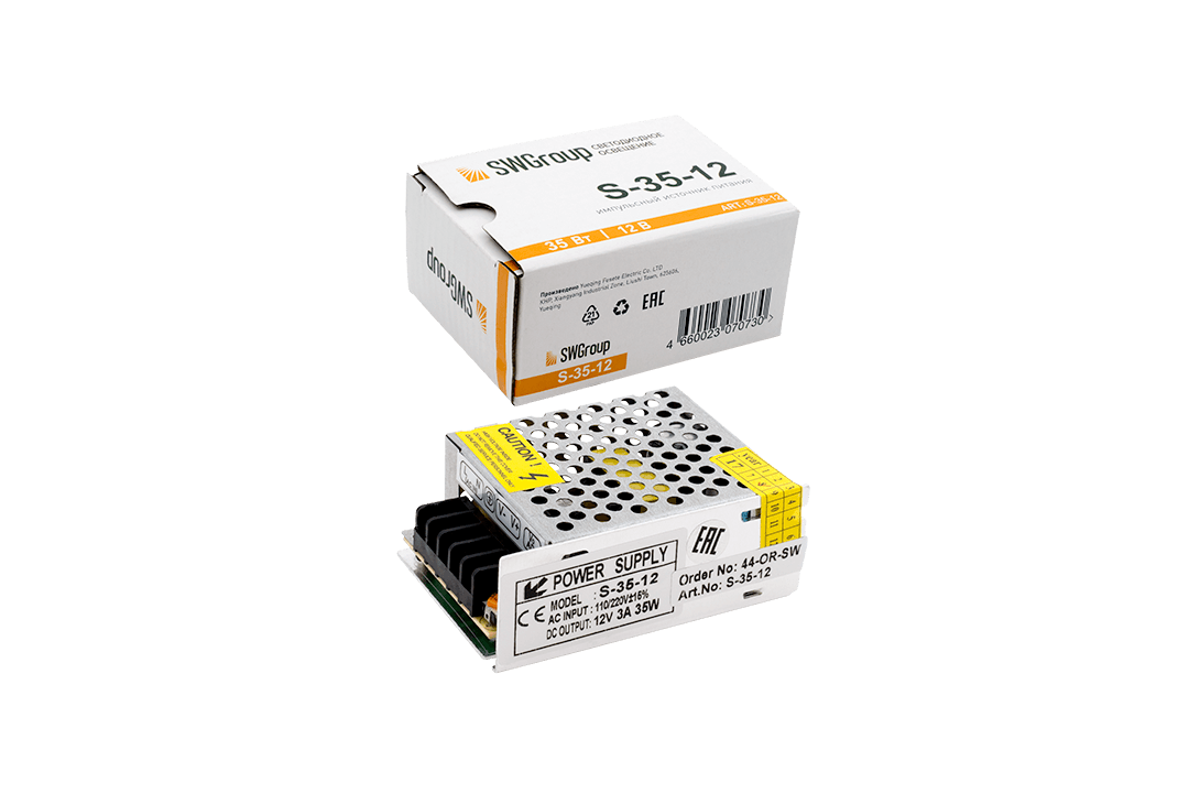 Блок питания (AC-DC) 12V  35W 00000000121  S-35-12  кожух
