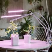 Фитосветильник  18W UL-00008904 ULT-P33-18W-SPLE-TM-60 IP40 WHITE TRIPLE на прищепке с таймером IP40