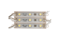 Светодиодный модуль герм. 3led Белый 5050smd 12V линейный 00-00002014 MD53-12-W-15