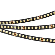 Светодиодная лента Белый теплый 2835 24V 12W/m 160Led/метр 029426(2) RT-A160-BLACK-8mm 3000К PRO (черная плата)