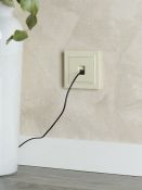 Рамка пластик 1 пост IEK BRITE BR-M12-K10 РУ-1-БрКр бежевый