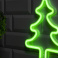 фигурка  светодиодная  неоновая «Ёлка»  Зеленый, ААх3, 25х25 см