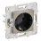 Штепсельная розетка встраиваемая IEK SKANDY 16А SK-R14-16-1-K50 SK-R06N с з/к и шторками безвинтовое крепление металл никель