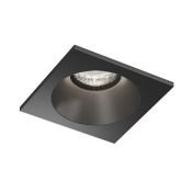 Встраиваемый светильник без лампы DENKIRS COVE DK2131-BK GU10 черный квадратный IP44