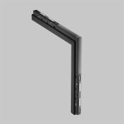Трековый светильник угловой 24W Белый-MIX Базис угловой/Basis Angle Exility 120deg TR102-24W-DS-B Dim Smart IP20 на магнитный шинопровод черный