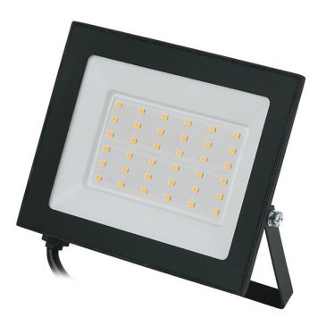прожектор Белый теплый  50W UL-00012828 ULF-Q519 50W-3000K IP65 220-240V BLACK Volpe