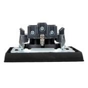 Штепсельная розетка встраиваемая IEK BRITE 16А BR-R14-16-K02-F РСР14-1-0-БрЧ с з/к и шторками в сборе черный