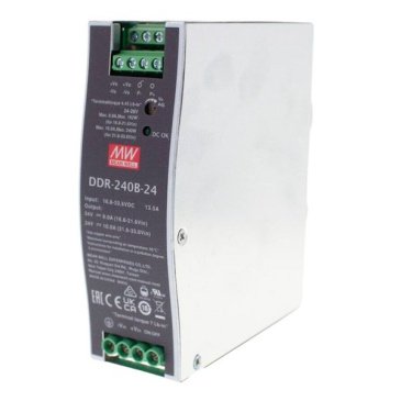 Блок питания (DC-DC) 24V 240W DDR-240B-24 на din-рейку