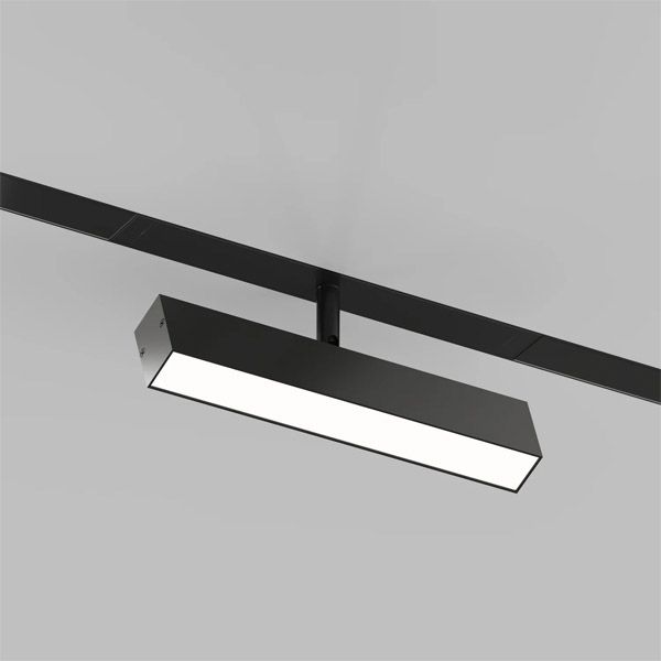 Трековый светильник   9W Белый-MIX SMART LINEAR DK8009-BK IP20 на шинопровод управляемый черный