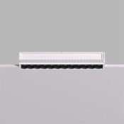Встраиваемый светильник  20W Белый дневной DENKIRS DEEP SPACE DK2532-WB 220V IP20 прямоугольный под шпаклевку белый с черной вставкой