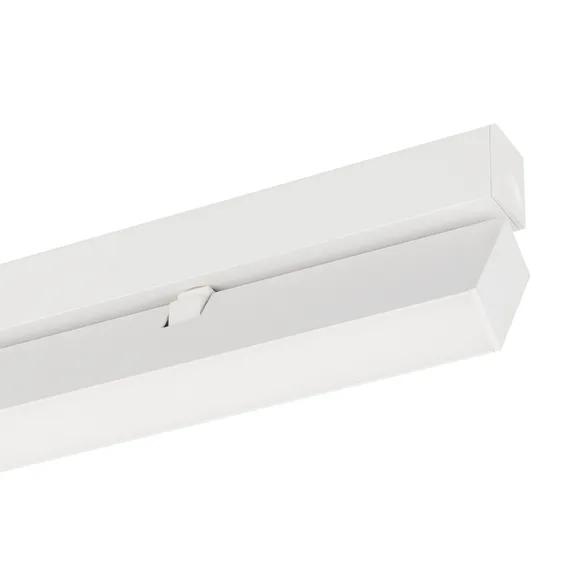 Магнитный трековый светильник 12W Белый теплый MAG-FLAT-FOLD-25-S400 100deg  24V на магнитный шинопровод белый 050071