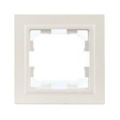 Рамка пластик 1 пост IEK BRITE BR-M12-44-K36 РУ-1-БрЖ-44 жемчуг IP44