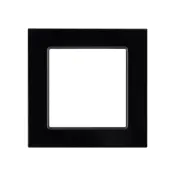 Рамка стеклянная 1 пост Arlight GLARE 043787 FRM-GLARE-GS-1-BK черная