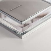 Рамка стеклянная 1 пост WERKEL Diamant WL08-Frame-01 / W0011220 зеркальный