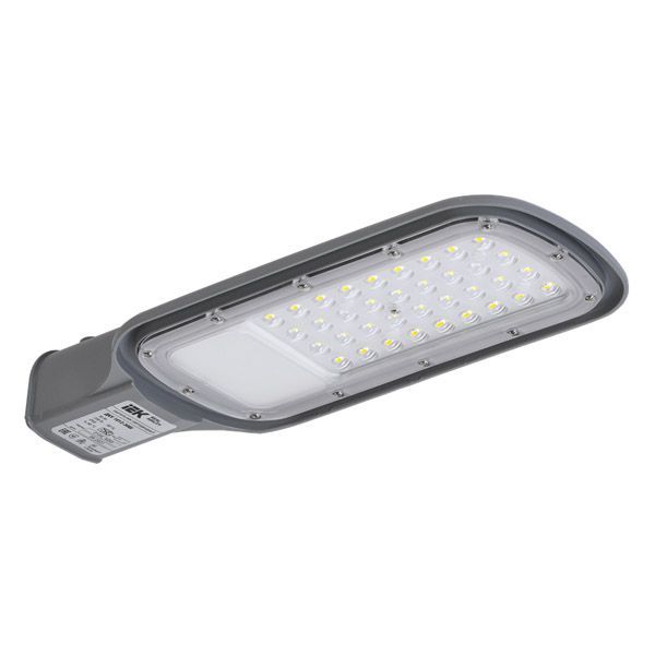 светодиодный светильник Белый  30W LDKU1-1012-030-5000-K03 ДКУ 1012-30Ш 5000К IP65 серый консольный