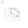 алюминиевый профиль ALM-V60-2020 ANOD Black 026694(1)
