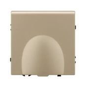 Штепсельная розетка встраиваемая Arlight SCT-NOBE-MCP-SFPL-GD 16А 054282 с/з с крышкой золото IP44