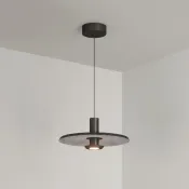 Подвесной светильник  12W Белый теплый 057223 SP-KOTARO-R350 36 deg 230V TRIAC 3000K круглый серый