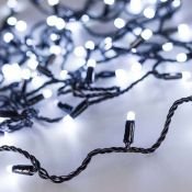 гирлянда  7W Белый- Белый 031207 ARD-STRING-CLASSIC-10000-BLACK-100LED-MILK-FLASH  230V IP65 с эффектом мерцания