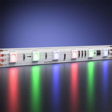 Светодиодная лента 24V 14.4W/m 201247 SPI Ultra (5060, 300 LED, 5m) герм (силикон) Ultra IP65