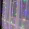 гирлянда ЗАНАВЕС RGB серебристая нить, 2х3 м, 450 LED