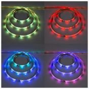 Светодиодная лента RGB 5050 12V  7.2W/m 30Led/метр  UL-00001860 ULS-F20-5050-30LED-m-10mm-IP65-DC12V-7.2W-m-5M-RGB SMART