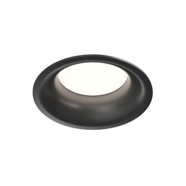 Встраиваемый светильник без лампы DENKIRS INER DK2150-BK GX53 черный круглый