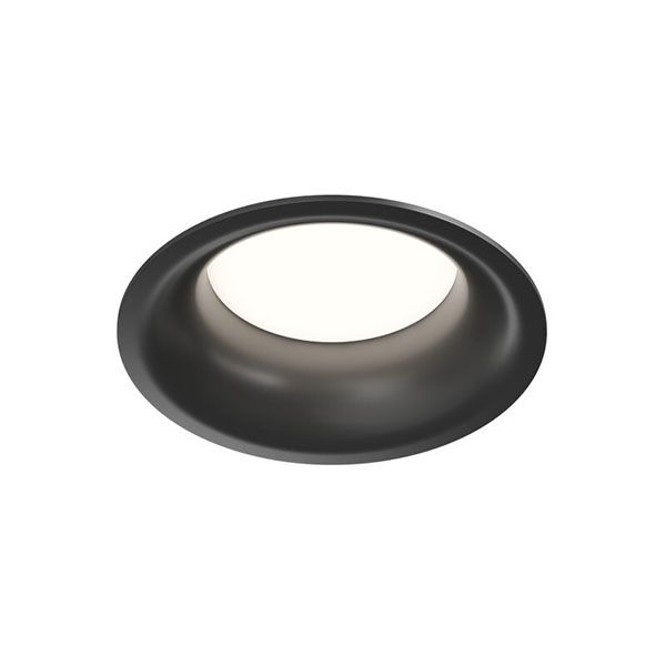 Встраиваемый светильник без лампы DENKIRS INER DK2150-BK GX53 черный круглый