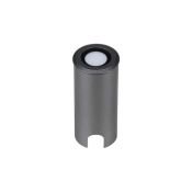 светильник     1W Белый теплый 057831 ART-PELURU-GROUND-R23 100deg 3000K цилиндр встраиваемый серый