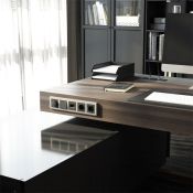Рамка пластик 5 постов WERKEL Stark W0051865 серебряный матовый