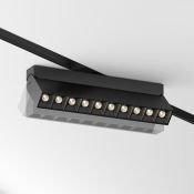 Трековый светильник 20W Белый теплый TR077-2-20W3K-B Точки / Points Rot Gravity 3000K чёрный