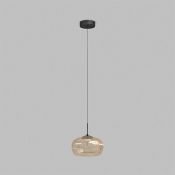 Подвесной светильник  16W Белый теплый DENKIRS FLOA DK6742-BK+AM 230V фигурный черный/оранжевый