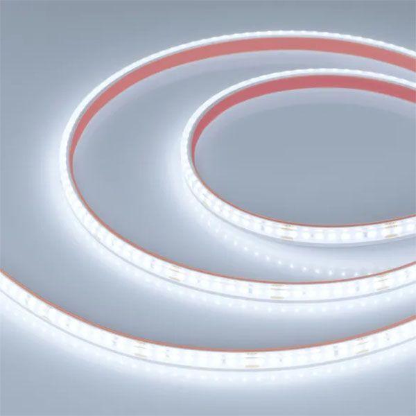 Светодиодная лента  Белый DOT 24V 12W/m  160Led/метр герм (силиконовая экструзия) 051592 DOT-PFS-X160-10mm 6000K IP68