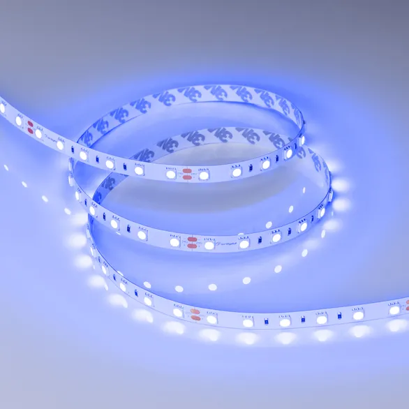 Светодиодная лента Синий 5060 24V 14.4W/m  60Led/метр 008819(3) RT-B60-10mm LUX