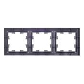 Рамка пластик 3 поста IEK BRITE BR-M32-K37 РУ-3-БрШ шампань