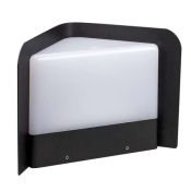 светильник  12W Белый теплый  019779  LGD-Wall-Delta-1B-12W  220V IP54 угловой накладной черный
