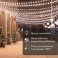 лампа декоративная светодиодная шар  G45 Белый теплый  2.0W 601-802 E27 филаментная