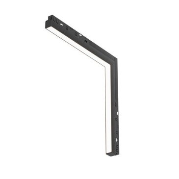 Трековый светильник угловой 24W Белый дневной Базис угловой/Basis Angle Exility 120deg TR102-24W4K-B IP20 на магнитный шинопровод черный