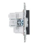 Штепсельная розетка встраиваемая IEK SKANDY 16А SK-R11-16-K53 SK-R05G с з/к без з/ш графит