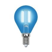 лампа декоративная шар  G45 Синий 5.0W UL-00002989 LED-G45-5W/BLUE/E14 GLA02BL