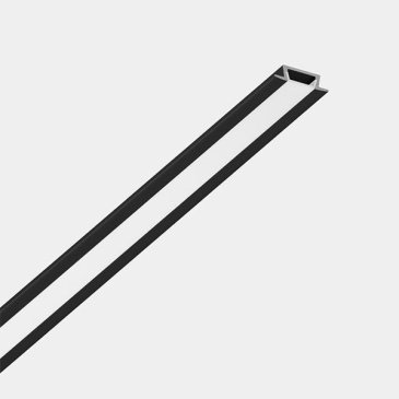 комплект профиля RC-2206-BL BLACK П-образный встраиваемый ANOD 00-00020195 черный
