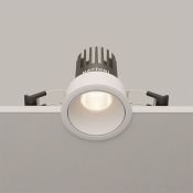 Встраиваемый светильник  10W Белый дневной DL115-10W-4K-W Омут/Dip 50deg 230V круглый белый